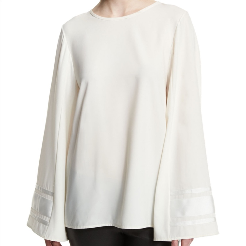NWT public school Henne Off white top tie back